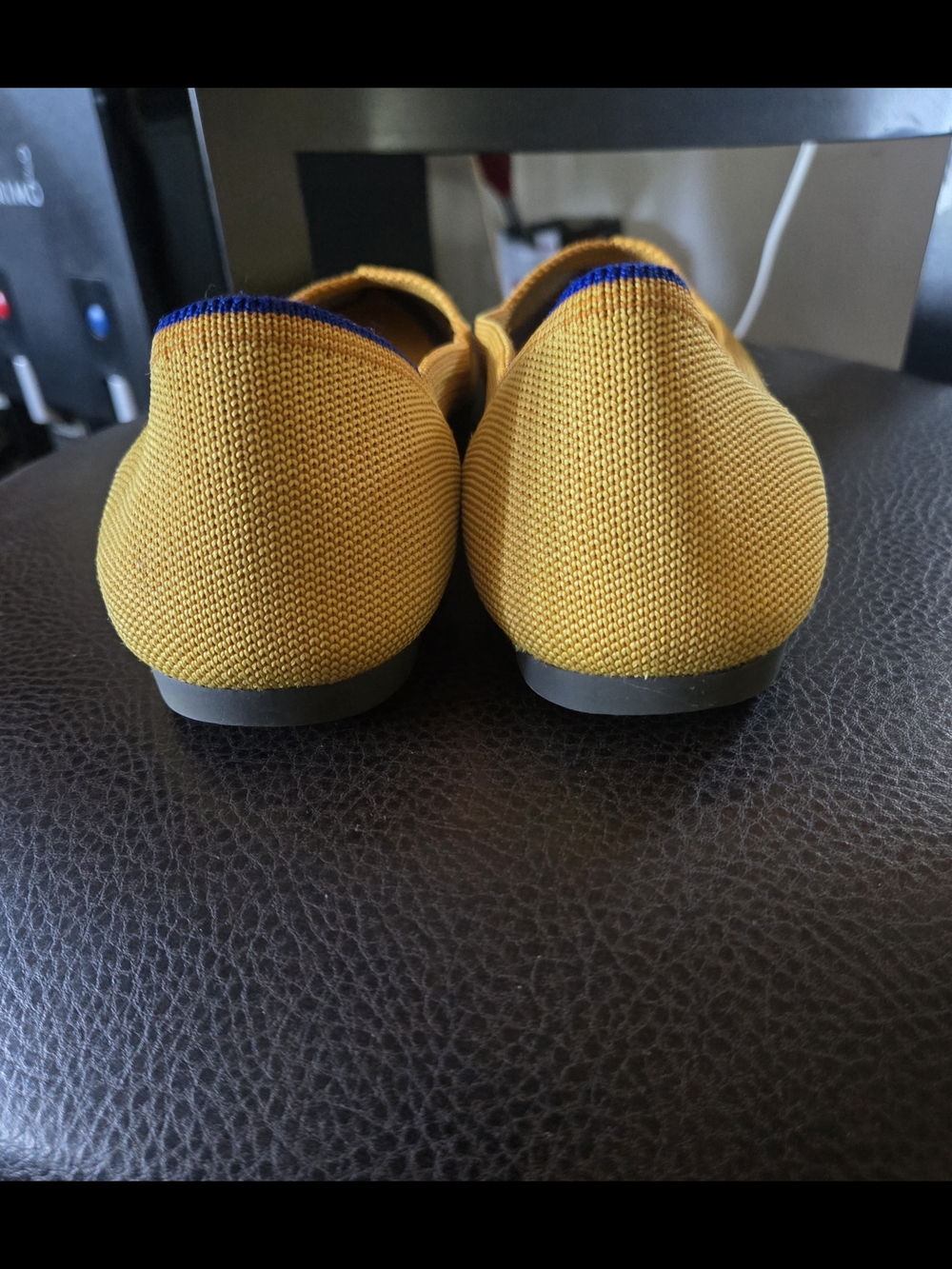 Rothy's Mustard Yellow Pointed-Toe Flats - Picture 4 of 8